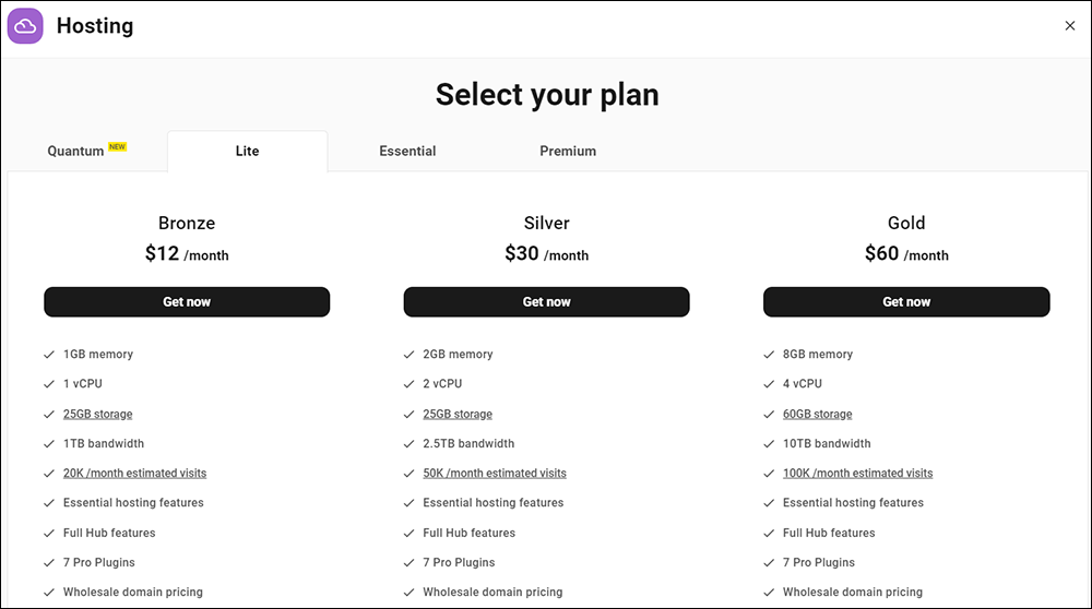 WPMU DEV Hosting plans